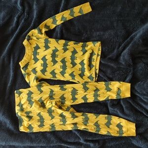 Hanna Andersson long johns Halloween Bat Spooky Season pajamas / 5Y / 110cm